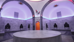 Talas'ın tarihi hamamı göz kamaştırıyor