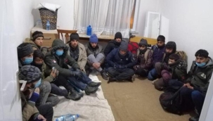 Van'da evde 55 kaçak göçmen yakalandı!