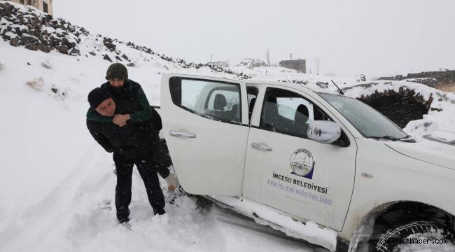 17 yaşındaki Ahmet, belediye ekiplerince hastaneye yetiştirildi