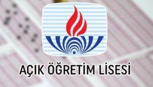 Açık Öğretim Lisesi sonuçları açıklandı