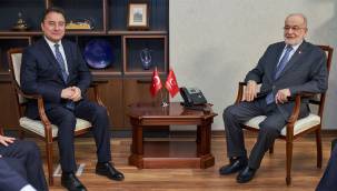 Ali Babacan Temel Karamollaoğlu’nu ziyaret etti