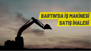 Bartın İl Özel İdaresi iş makinesi satacak