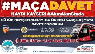 Başkan Büyükkılıç’tan maça davet
