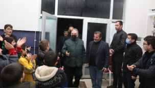 Başkan Yalçın, Kuruköprülü gençlerle