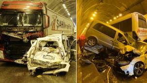 Bolu Dağı Tüneli'ndeki zincirleme kazadan acı haber