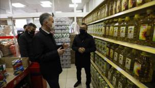 Bursa İnegöl'de protokol marketleri denetledi 