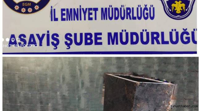 Çalınan 61 bin Euro’luk kasa bahçede gömülü bulundu