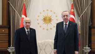 Cumhurbaşkanı Erdoğan, Bahçeli ile bir araya geldi