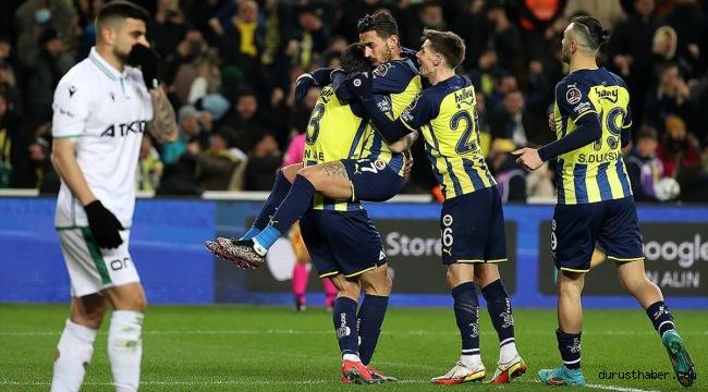 Fenerbahçe, lig ikinciliği için iddiasını artırdı