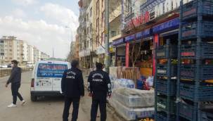 Gaziantep'te zabıta ekipleri kaldırımları denetliyor 