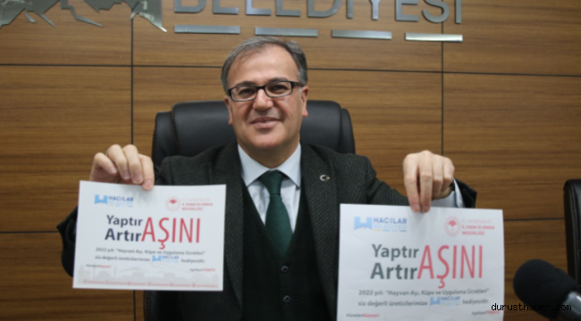 Hacılar Belediyesi'nden hayvancılığa önemli destek