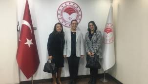 Kadim Kadınlar Kooperatifi Bakan Yardımcısı Ayşe Ayşin Işıkgece ile görüştü.