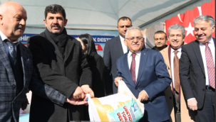 Kayseri Büyükşehir Belediyesi'nden çiftçiye 2,5 Milyonluk destek