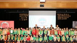 Kayseri'de Başkan Büyükkılıç minik öğrencilerle bir araya geldi 