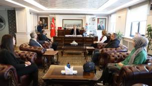 Kayseri Şehir Plancıları Odası'ndan Başkan Palancıoğlu'na ziyaret