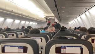 Kayseri Uçağında Koronavirüs gerginliği