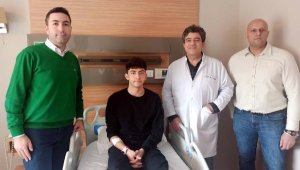 Kayserispor'un U19 takımı futbolcusu ameliyat oldu