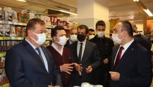 Kilis'te denetimlere Vali ile Belediye Başkanı katıldı