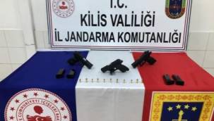 Kilis'te jandarmadan silah ve mühimmat kaçakçılığı operasyonu