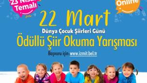 Kocaeli İzmit Belediyesi, ödüllü şiir okuma yarışması düzenleyecek