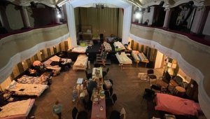 Lviv'deki Les Kurbas Tiyatrosu sığınma merkezine dönüştürüldü