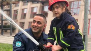 Manisa İtfaiyesi Firuze'yi ağırladı 