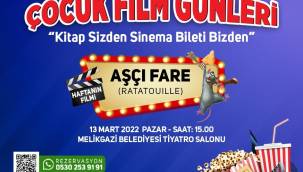 Melikgazi'de Çocuklara özel film günleri