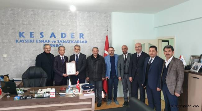 Milletvekili Yıldız'dan KESADAR'a hayırlı olsun ziyareti