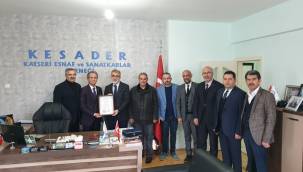 Milletvekili Yıldız'dan KESADAR'a hayırlı olsun ziyareti