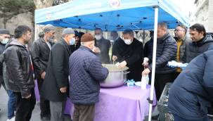 Sabah Namazı sonrası çorbalar Melikgazi'den