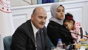 Süleyman Soylu, şehit ailelerini ağırladı
