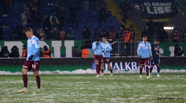Trabzonspor, bu sezon ilk kez 3 gol yedi