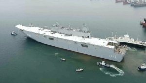 Türkiye'nin en büyük askeri gemisi TCG Anadolu göreve hazırlanıyor