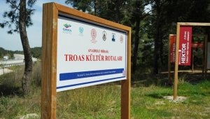 Çanakkale'nin tarihi Troas bölgesinde kültür rotaları oluşturuldu