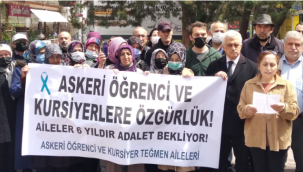 Gergerlioğlu, askeri öğrencilerin ailelerinin basın açıklamasında konuştu: Darbe niyetleri olmadığı apaçık ortaya kondu ama hayatları karartıldı