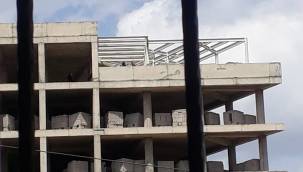 Kayseri'de Yabancı uyruklu kişi inşaatta asılı halde bulundu