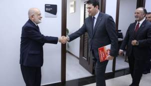 Kritik temas: Gültekin Uysal Saadet Partisi'ni ziyaret etti