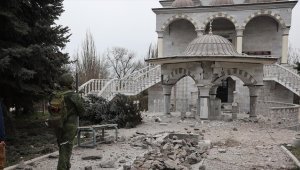 Mariupol'deki Türk camisinin bazı bölümleri çatışmalarda hasar gördü