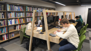 Talas'ın kütüphanelerine ara tatilde de yoğun ilgi