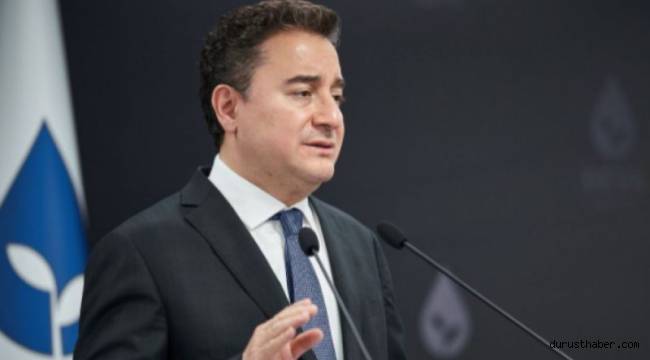 Ali Babacan: ‘Krizi bizden başka çözecek kimse yok’