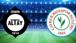 Altay ve Çaykur Rizespor Süper Lig'den düştü