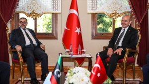 Bakan Soylu, Libya Devlet Yüksek Konseyi Başkanı Mişri ile görüştü 