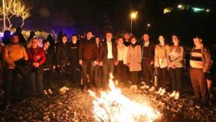 Bursa Mudanya'da Hıdırellez ateşi Tirilye'de yandı