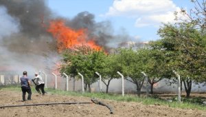 Çubuk'ta bir evde çıkan yangın söndürüldü