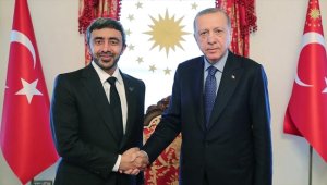 Cumhurbaşkanı Erdoğan, BAE Dışişleri Bakanı Al Nahyan'ı kabul etti