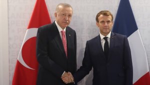 Cumhurbaşkanı Erdoğan, Fransa Cumhurbaşkanı Macron ile telefonda görüştü