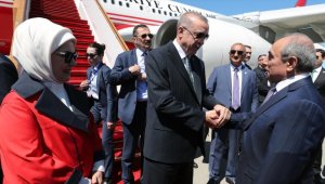 Cumhurbaşkanı Recep Tayyip Erdoğan, Azerbaycan'a geldi