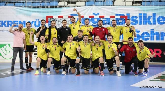 Hentbol erkeklerde Türkiye Kupası'nı kazanan Beykoz Belediyespor oldu