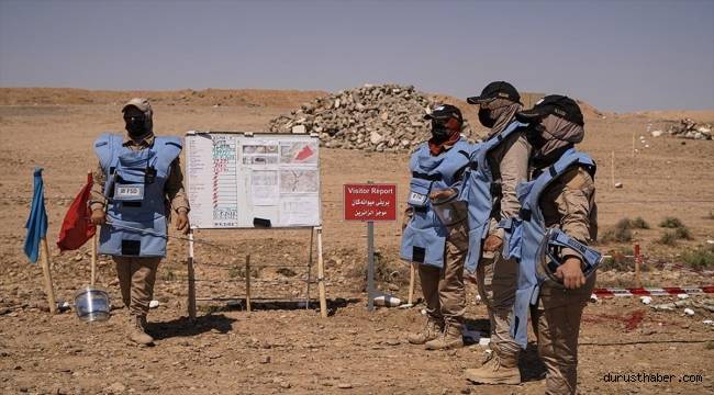 Irak'ta terör mağduru 6 kadın, gönüllü mayın imha timiyle hayat kurtarıyor