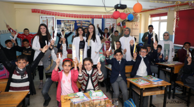 Kayseri'de Talas kırsalındaki çocuklara sağlıklı yaşam eğitimi